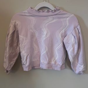 Open Edit Mock Neck Sweatshirt